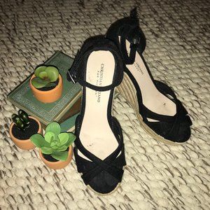 Christian Siriano for Payless Black Wedges (Sz 8)